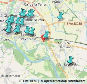 Mappa Via Grumello, 27100 Pavia PV, Italia (2.6245)