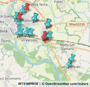 Mappa Via Grumello, 27100 Pavia PV, Italia (2.0355)