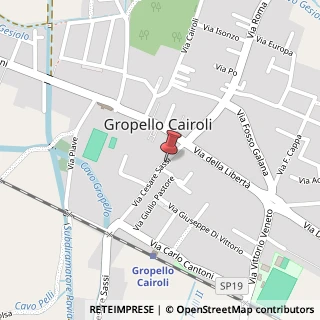 Mappa Via C. Sassi, 15, 27027 Gropello Cairoli, Pavia (Lombardia)