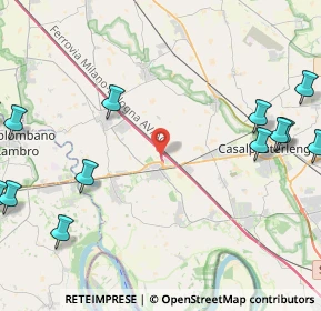 Mappa A1 - Autostrada del Sole, 26864 Ospedaletto Lodigiano LO, Italia (7.2255)