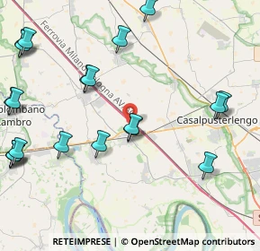 Mappa A1 - Autostrada del Sole, 26864 Ospedaletto Lodigiano LO, Italia (5.5355)