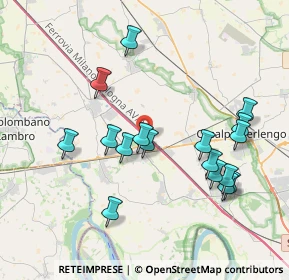 Mappa A1 - Autostrada del Sole, 26864 Ospedaletto Lodigiano LO, Italia (3.90353)