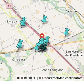 Mappa A1 - Autostrada del Sole, 26864 Ospedaletto Lodigiano LO, Italia (1.2795)