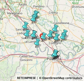 Mappa A1 - Autostrada del Sole, 26864 Ospedaletto Lodigiano LO, Italia (11.599)
