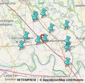 Mappa A1 - Autostrada del Sole, 26864 Ospedaletto Lodigiano LO, Italia (7.26)