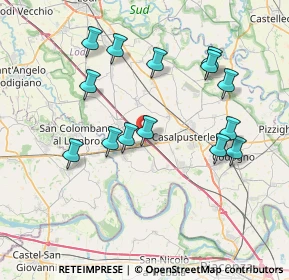 Mappa A1 - Autostrada del Sole, 26864 Ospedaletto Lodigiano LO, Italia (7.50286)