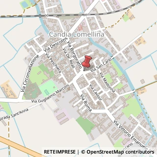 Mappa Via D? Reali, 7, 27031 Candia Lomellina, Pavia (Lombardia)