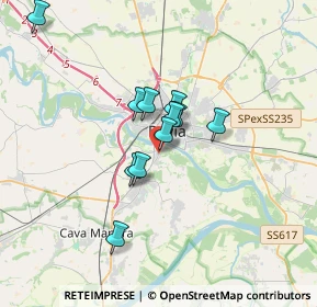Mappa Via dei Mille, 27100 Pavia PV, Italia (3.08333)