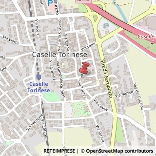 Mappa Via Giuseppe Mazzini,  38, 10072 Caselle Torinese, Torino (Piemonte)