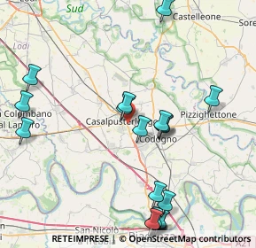 Mappa Via XXV Aprile, 26841 Casalpusterlengo LO, Italia (10.0175)