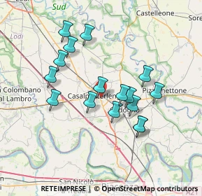 Mappa Via XXV Aprile, 26841 Casalpusterlengo LO, Italia (6.44875)