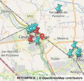 Mappa Via XXV Aprile, 26841 Casalpusterlengo LO, Italia (2.05364)