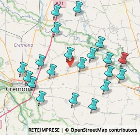 Mappa Via G. Garibaldi, 26039 Vescovato CR, Italia (8.555)