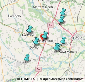 Mappa Vicolo Maruska, 27027 Gropello Cairoli PV, Italia (5.99462)