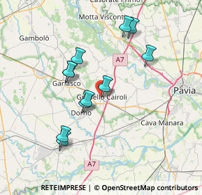 Mappa Vicolo Maruska, 27027 Gropello Cairoli PV, Italia (6.69545)