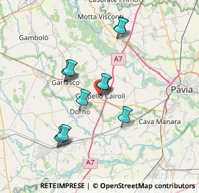 Mappa Vicolo Maruska, 27027 Gropello Cairoli PV, Italia (6.4025)