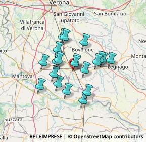 Mappa Via N. Costantini, 37054 Nogara VR, Italia (10.344)