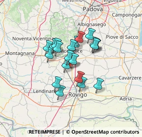 Mappa Via G. Mazzini, 35047 Solesino PD, Italia (9.6515)