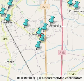 Mappa Via G. Mazzini, 35047 Solesino PD, Italia (2.43)