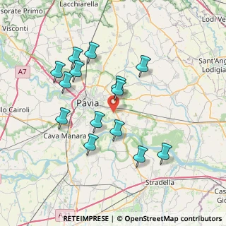 Mappa Str. Scagliona, 27100 Pavia PV, Italia (7.07571)