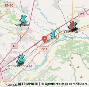 Mappa CAP, 10032 Brandizzo TO, Italia (5.136)