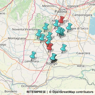 Mappa Via F. Magellano, 35047 Solesino PD, Italia (10.72556)