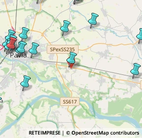 Mappa Via Roma, 27010 Motta San Damiano PV, Italia (6.30789)