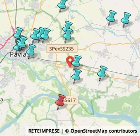 Mappa Via Roma, 27010 Motta San Damiano PV, Italia (4.70765)