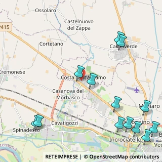 Mappa Via Castelleone, 26022 Castelverde CR, Italia (3.09615)