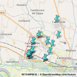 Mappa Via Castelleone, 26022 Castelverde CR, Italia (2.0375)