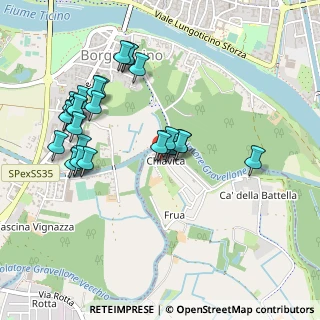 Mappa Via del Forchetto, 27100 Pavia PV, Italia (0.48929)