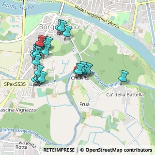 Mappa Via del Forchetto, 27020 Chiavica PV, Italia (0.49429)