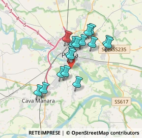 Mappa Via del Forchetto, 27100 Pavia PV, Italia (2.77)
