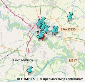 Mappa Via del Forchetto, 27100 Pavia PV, Italia (2.58182)