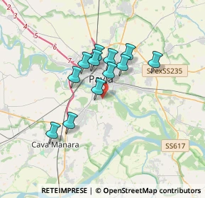 Mappa Via del Forchetto, 27100 Pavia PV, Italia (2.67583)