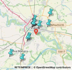 Mappa Via del Forchetto, 27020 Chiavica PV, Italia (3.19917)