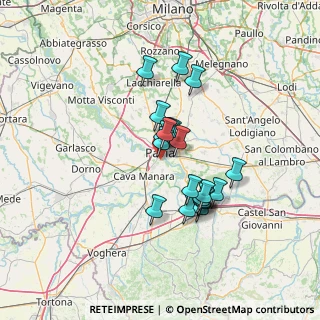 Mappa Via del Forchetto, 27020 Chiavica PV, Italia (10.6625)