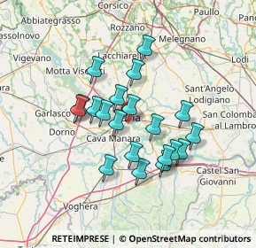 Mappa 27020 Chiavica PV, Italia (11.3605)