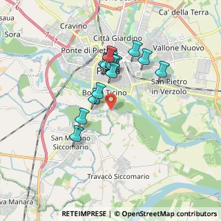Mappa Via del Forchetto, 27020 Chiavica PV, Italia (1.48933)
