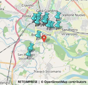 Mappa Via del Forchetto, 27100 Pavia PV, Italia (1.61)