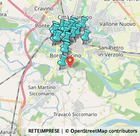 Mappa Via del Forchetto, 27100 Pavia PV, Italia (1.5515)