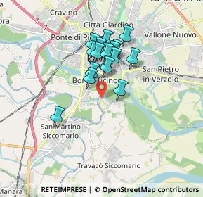 Mappa Via del Forchetto, 27100 Pavia PV, Italia (1.31941)