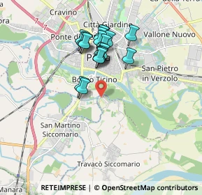 Mappa Via del Forchetto, 27020 Chiavica PV, Italia (1.55842)