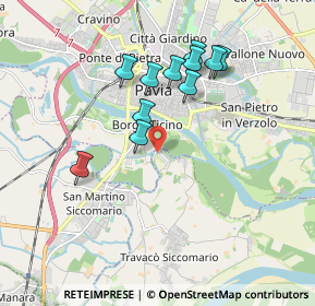 Mappa Via del Forchetto, 27020 Chiavica PV, Italia (1.64727)