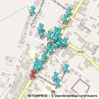 Mappa Piazza Abate G. Valentinelli, 35040 Villa Estense PD, Italia (0.1)