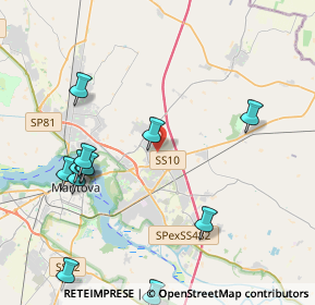 Mappa Via Castiona, 46030 San Giorgio di Mantova MN, Italia (4.78167)