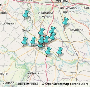 Mappa Via Castiona, 46030 San Giorgio di Mantova MN, Italia (9.09077)