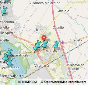 Mappa Piazza S. Giorgio, 46051 San Giorgio Bigarello MN, Italia (3.00909)