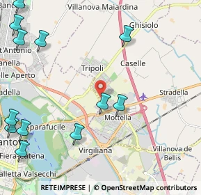 Mappa Piazza S. Giorgio, 46051 San Giorgio Bigarello MN, Italia (3.0525)