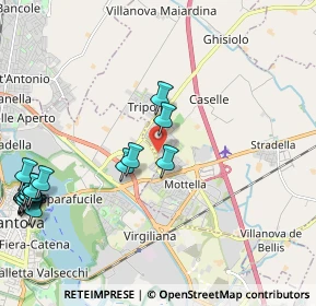 Mappa Piazza S. Giorgio, 46051 San Giorgio Bigarello MN, Italia (2.9035)